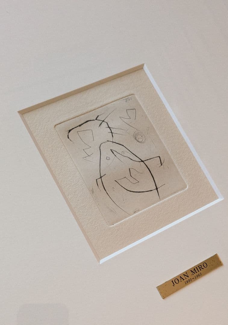 希少！Joan MIRO ジョアン・ミロのオリジナル エッチング　美品