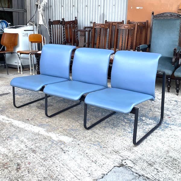 ハーマンミラー　３連ロビーチェア　ベンチ　herman miller ビンテージ