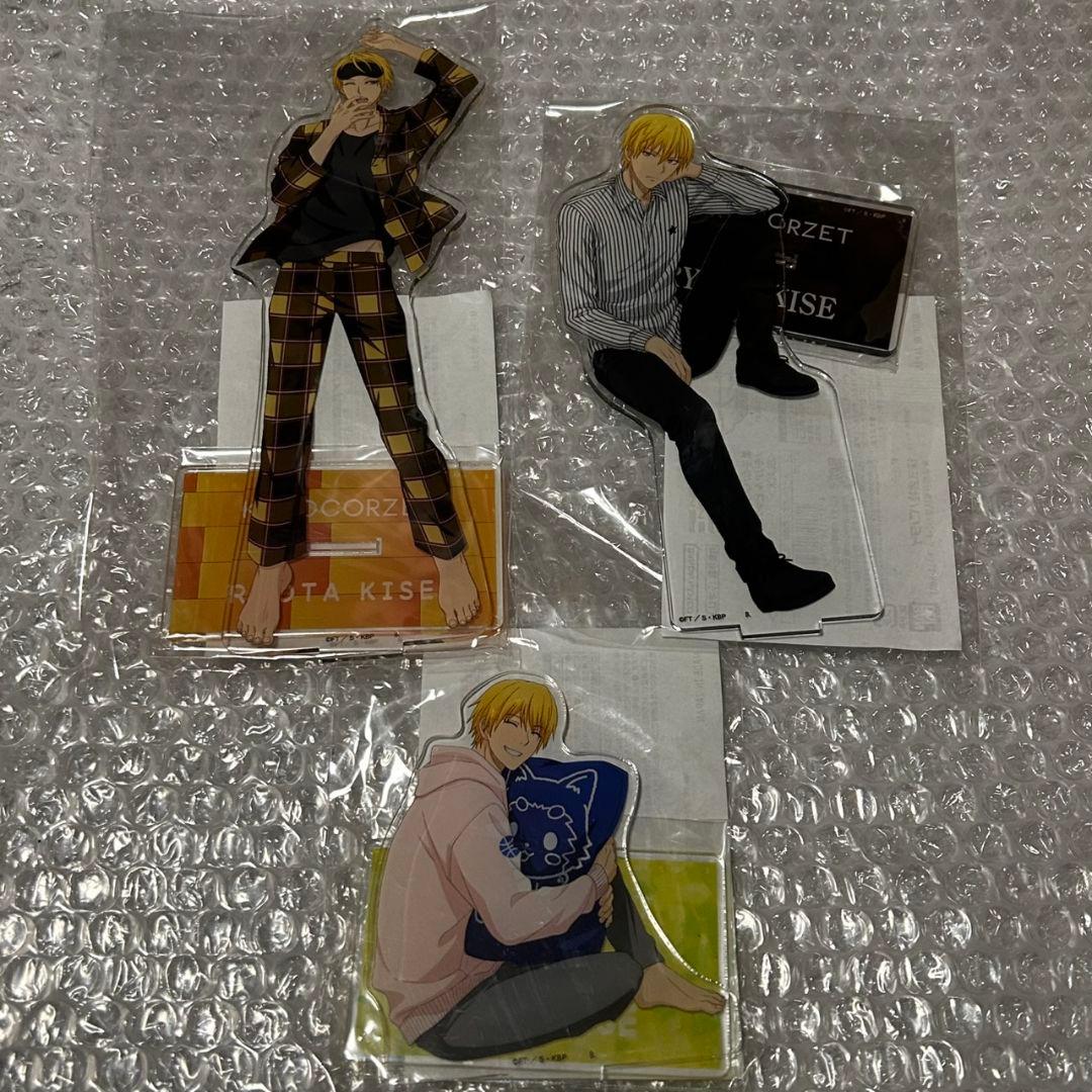 黒バス KUROCORZET メモリアル ビッグアクリルスタンド 黄瀬涼太 3種