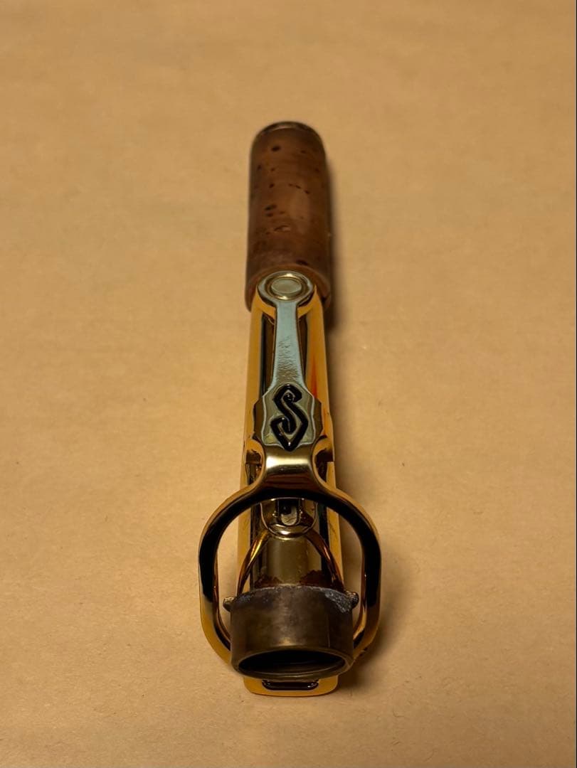 【値下げ！】ソプラノサックス ネック ゴールドラッカー