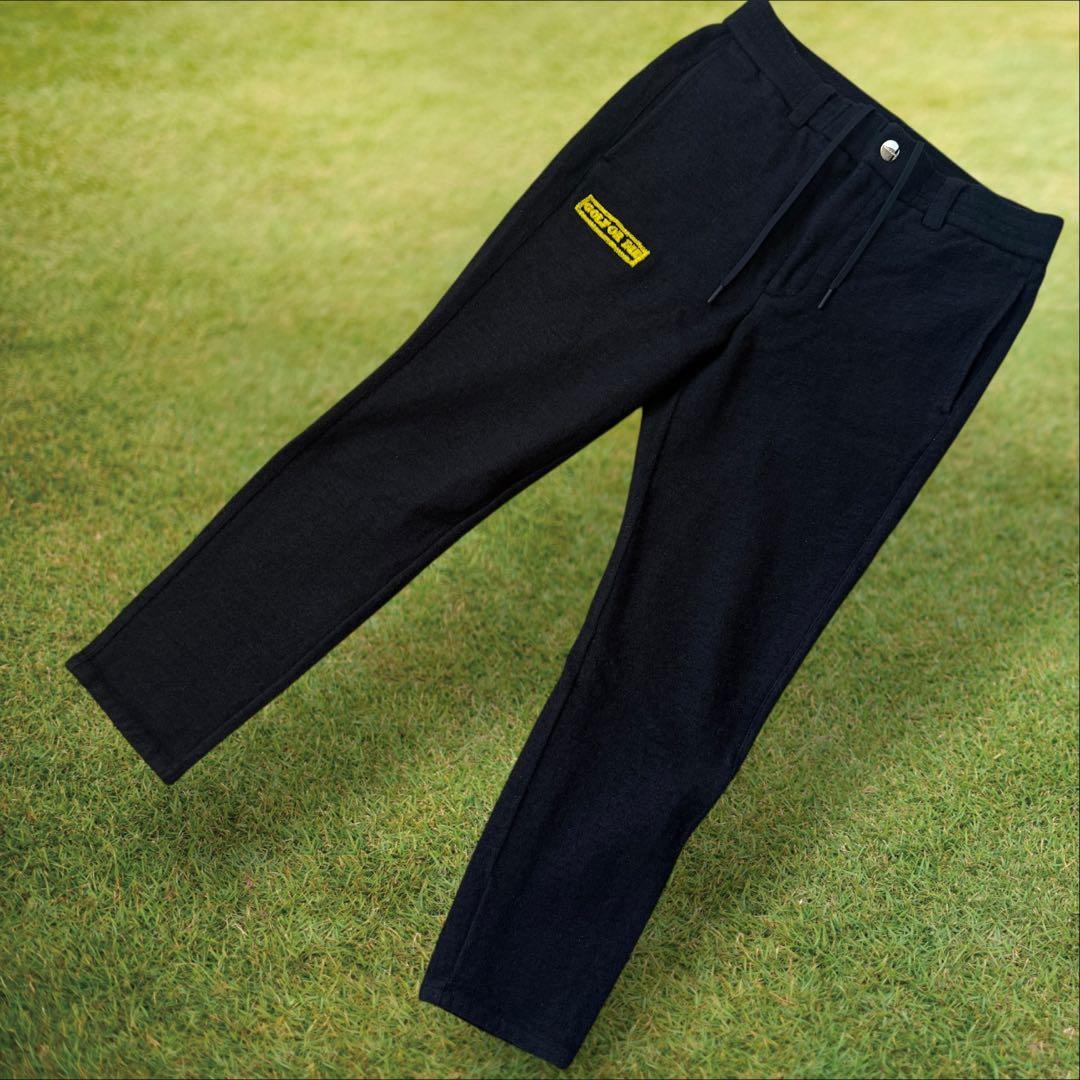 現行モデル　起毛　マークアンドロナ　パンツ　L〜XL相当 黒　ウール素材