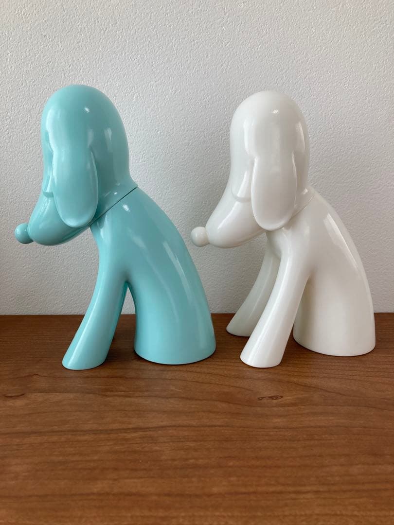 あ*れ様 奈良美智 青森県立美術館 リンデン あおもり犬貯金箱 （白・水色）