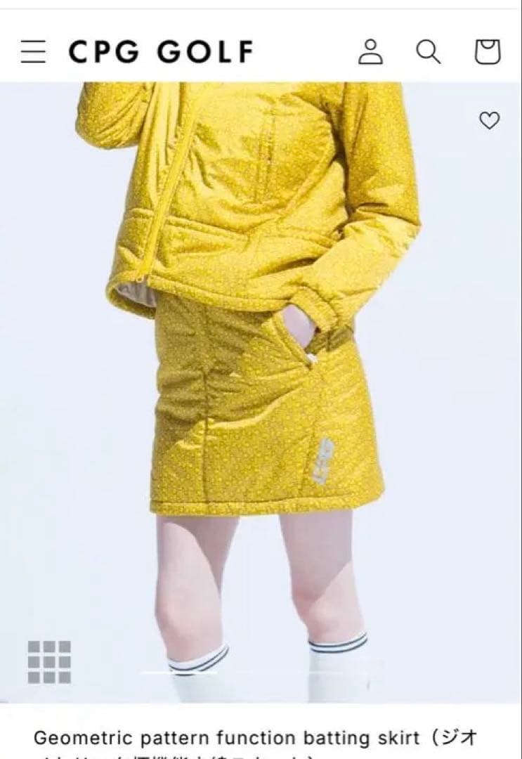 CPG GOLF ジオメトリック柄 CPGゴルフ ゴルフウェア ゴルフ女子