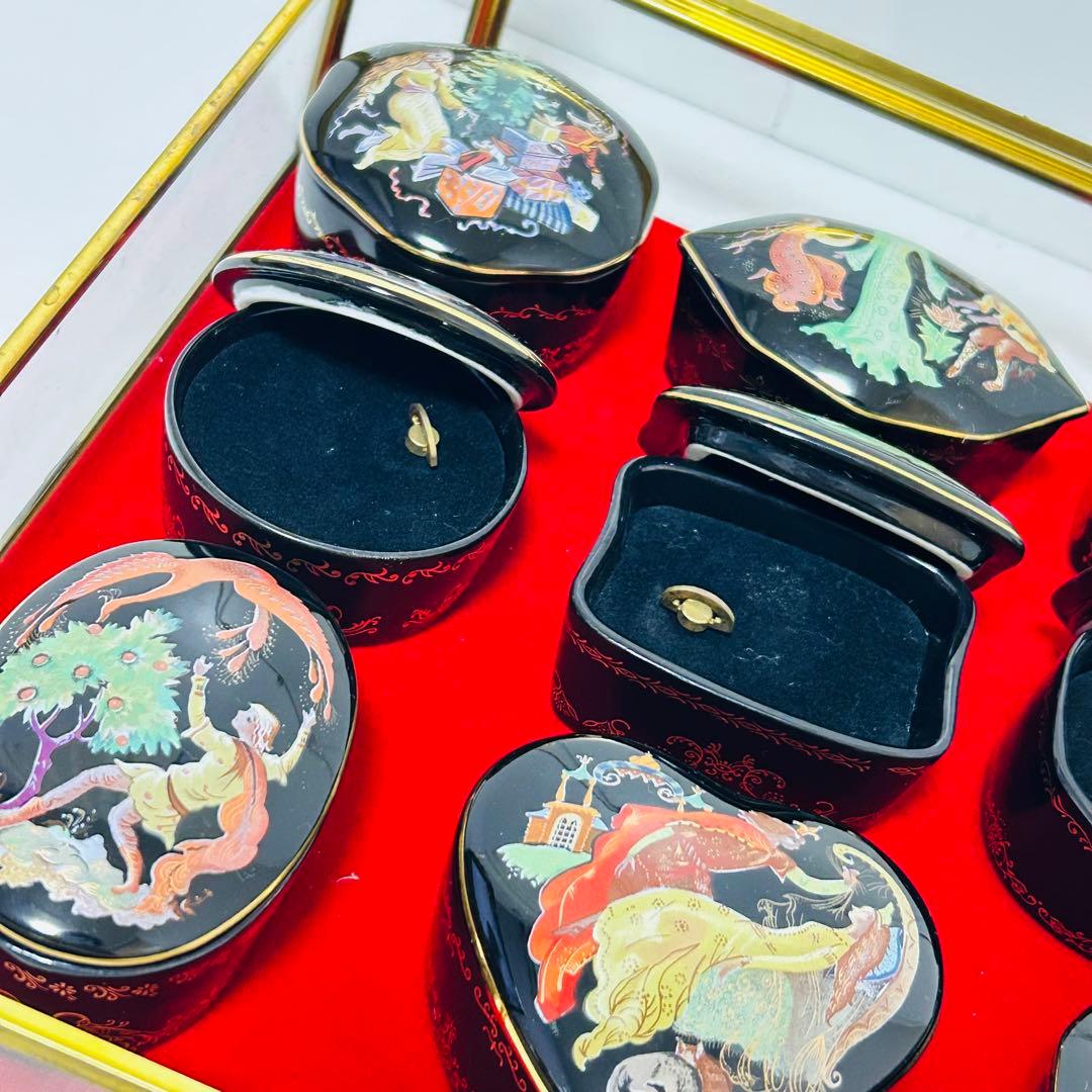 【超希少品】FRANKLIN MINT ロシア•バレエの傑作 磁器製オルゴール
