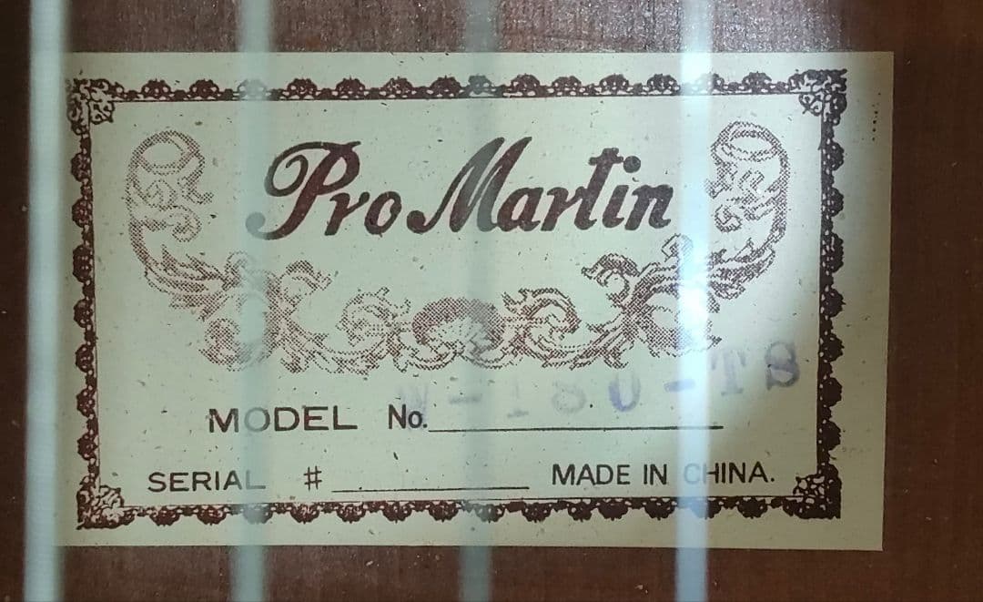 promartin w-180-ts アコースティックギター