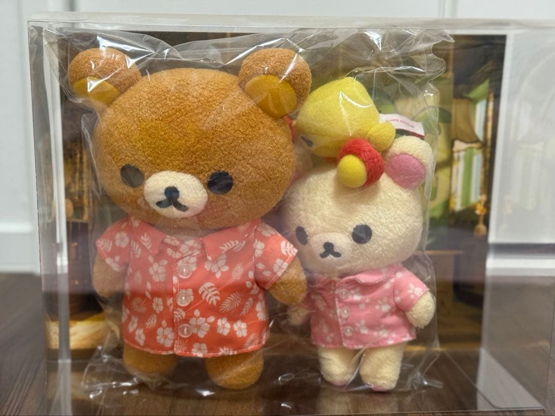 【新品】リラックマとカオルさん　リラックマと遊園地　ぬいぐるみセット