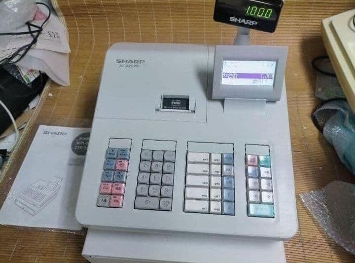 シャープレジスター　XE-A207　PC連携売上管理設定無料　231115