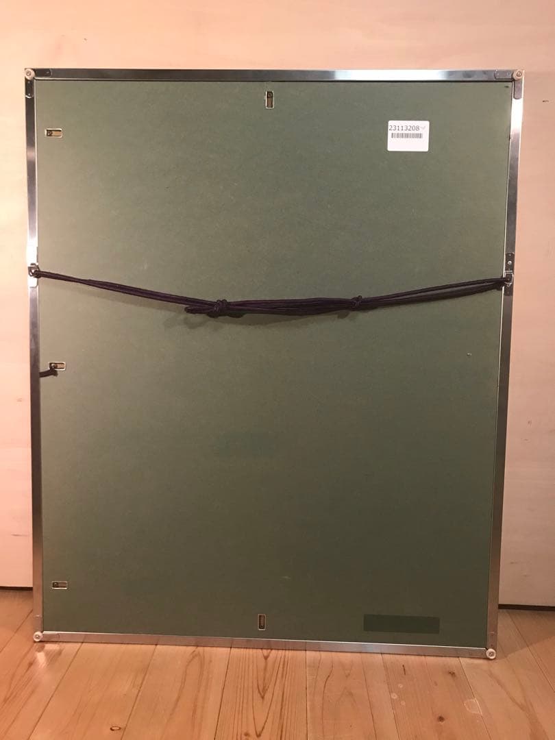 平山郁夫　「夕映薬師寺」　岩絵具方式複製画　作品証明シール有り