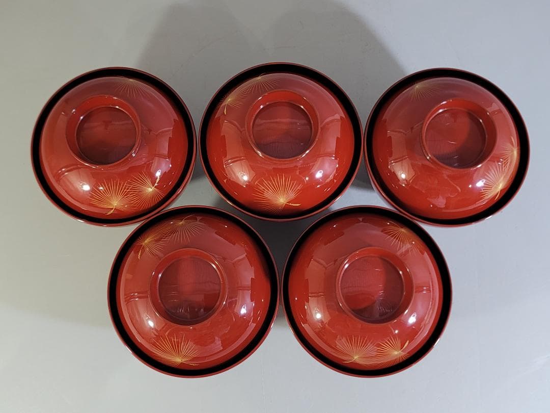 DT367 輪島塗 吸物椀 能作 共箱 未使用