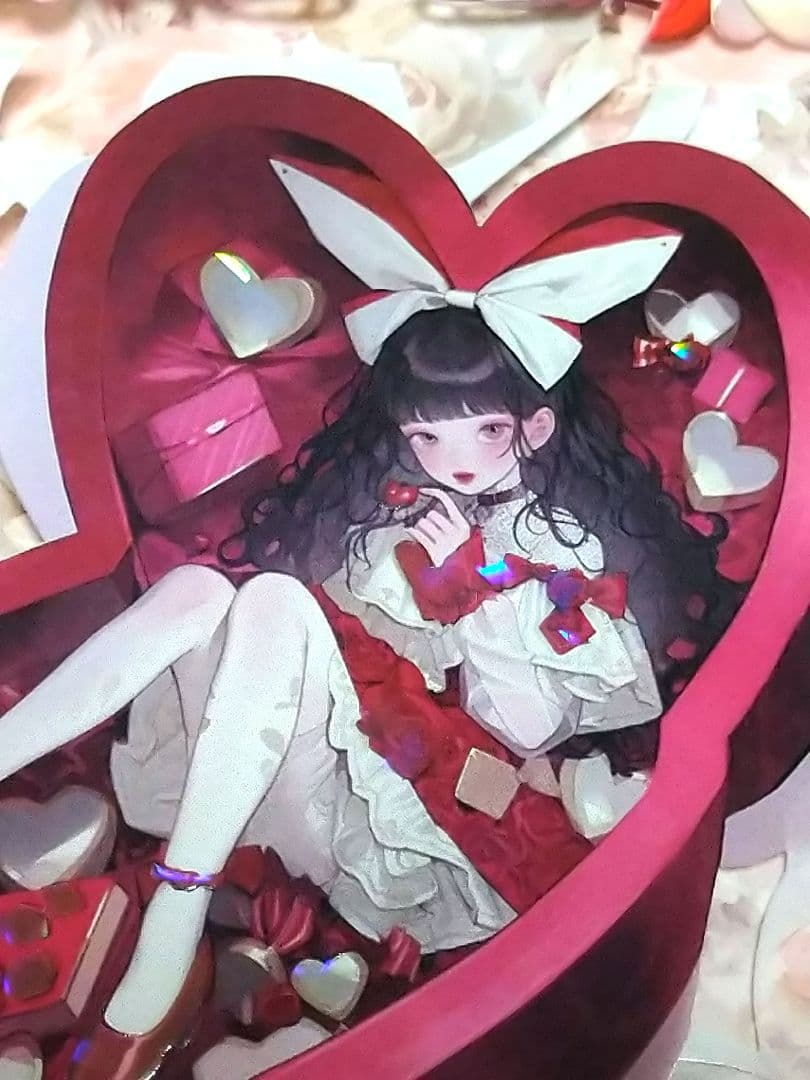 廃盤品✩J1075＃绯语礼赞(贝壳光)心有丘壑切り売り海外人物女の子AIマステ