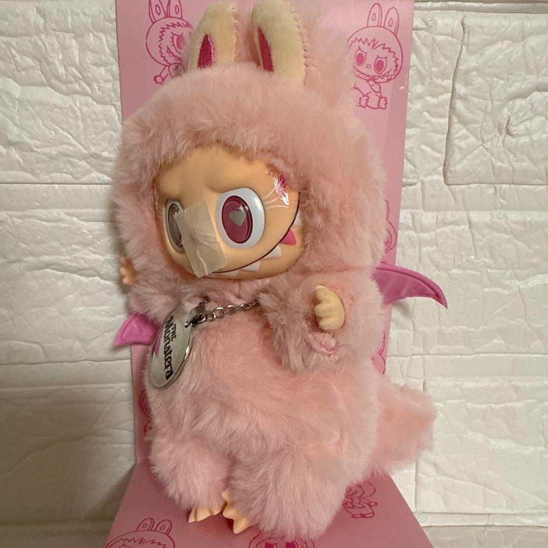 【新品】激レア！ジモモ　ラブブ　ピンクドラゴン　羽ピンク　チャーム　ぬいぐるみ