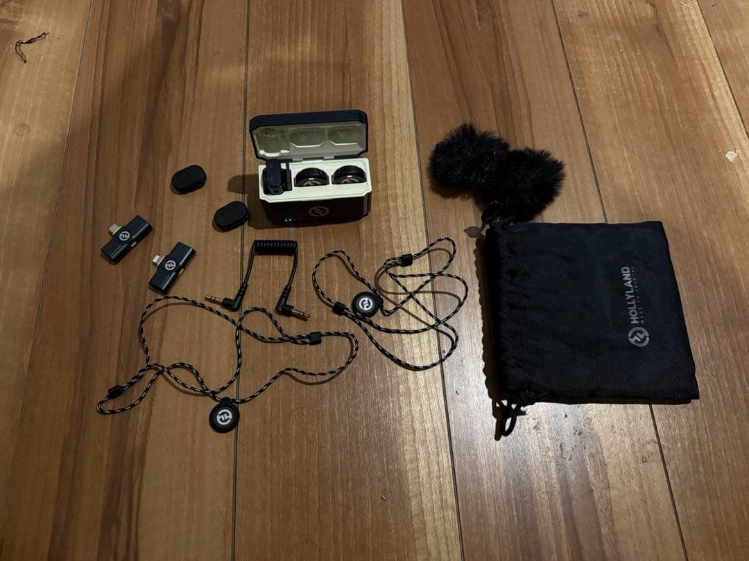 【美品】Hollyland LARK M2 Combo ワイヤレスマイク