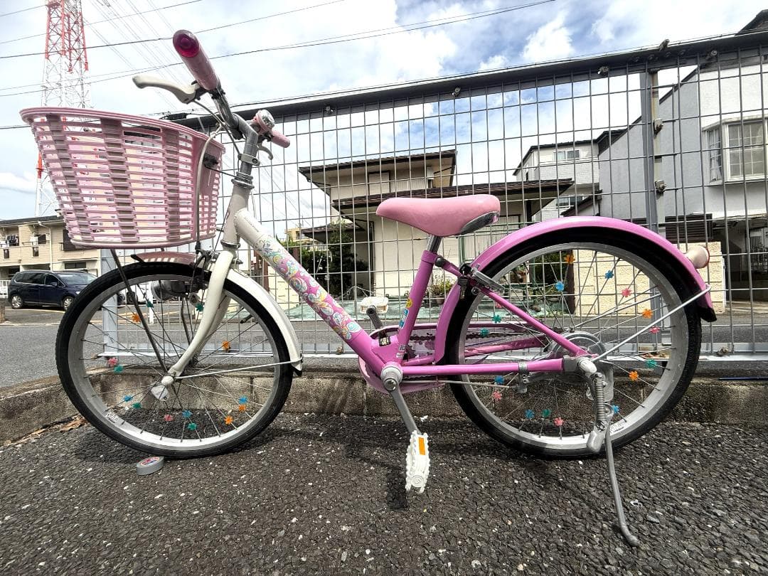 子供用自転車 エコパル 2022年・20インチ・ピンク・ブリジストン・千葉県市川