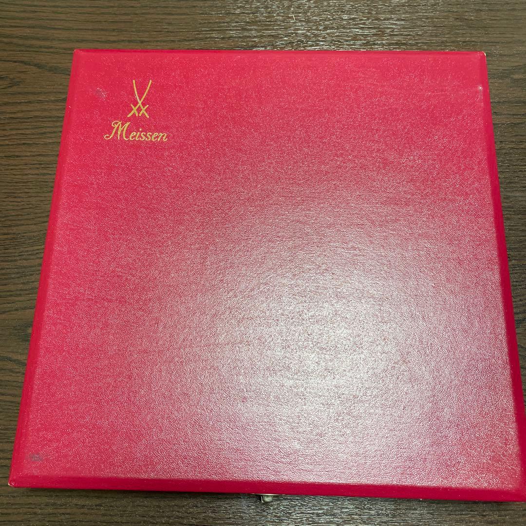 ◇美品＊１９４２年＊クリスマスプレート＊直径２５cm＊箱入り・Meissen・