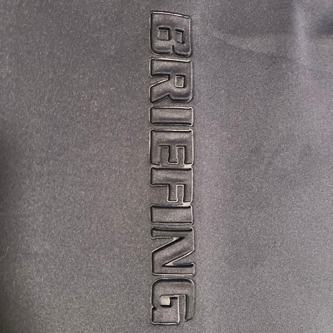 【美品】BRIEFING フード付きネイビーパーカーLサイズ