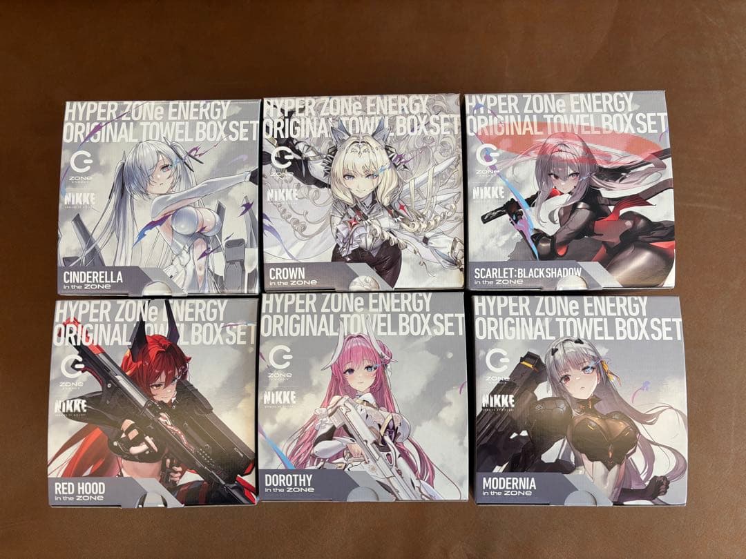 ZOEN×NIKKE オリジナルタオル　限定パック　6種類　セット　ドリンクなし