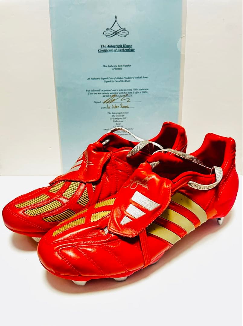 ベッカム サイン入りadidasプレデターマニア Predator Mania