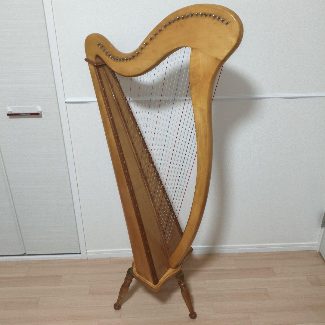 青山 aoyama ハープ 130D 34弦 アイリッシュハープ