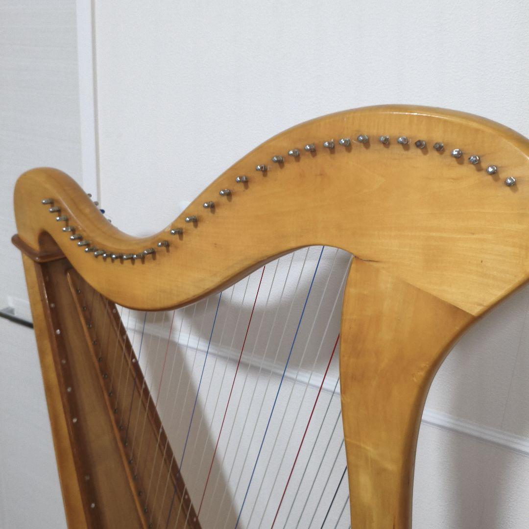 青山 aoyama ハープ 130D 34弦 アイリッシュハープ