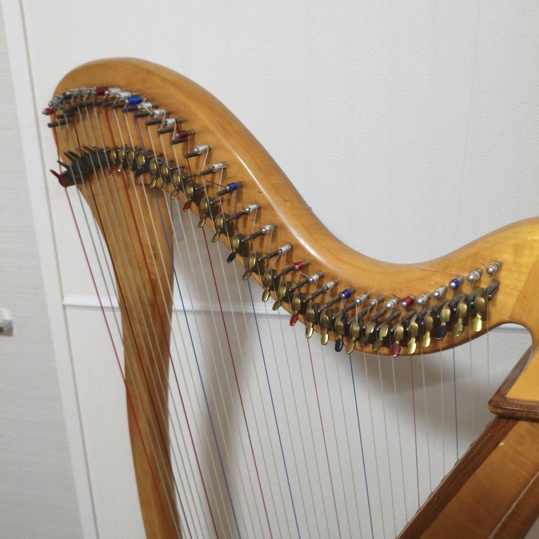 青山 aoyama ハープ 130D 34弦 アイリッシュハープ