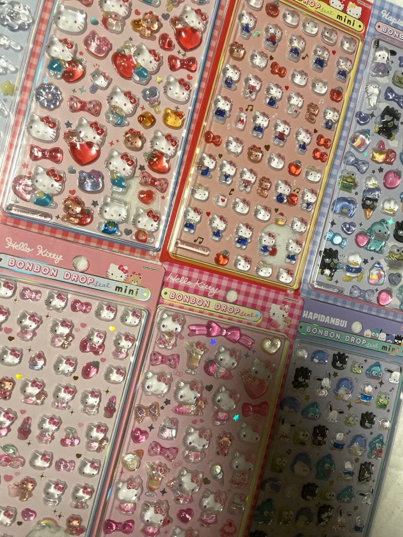 【正規品　新品未使用】サンリオボンボンドロップシール第二弾mini コンプリート