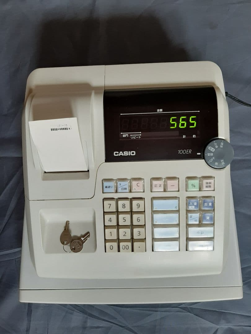 CASIO 100ER キャッシュレジスター