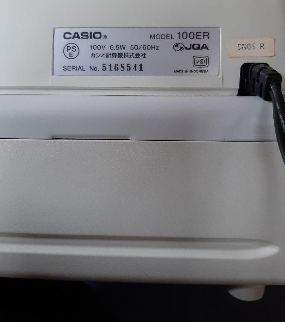 CASIO 100ER キャッシュレジスター