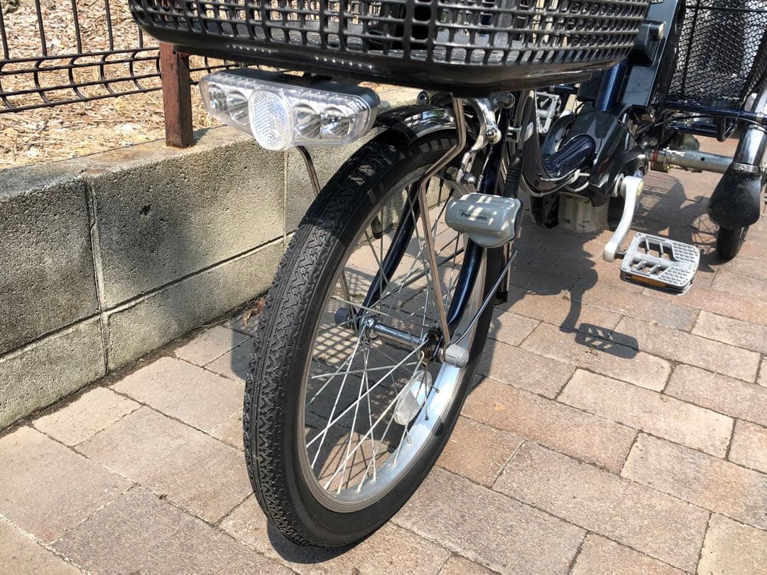 整備点検済み！美車　パナソニック 電動アシスト　三輪車