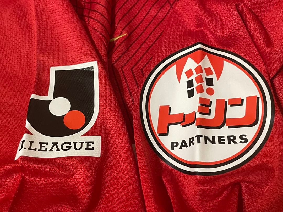 ナイキJリーグ日本サッカーユニフォーム浦和レッズ山田暢久11 12ホーム赤黒