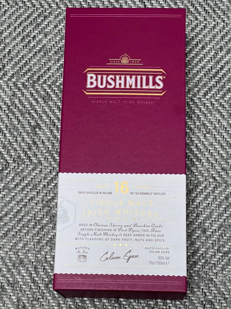 Bushmills 16年 シングルモルトウイスキー 700ml ギフトボックス
