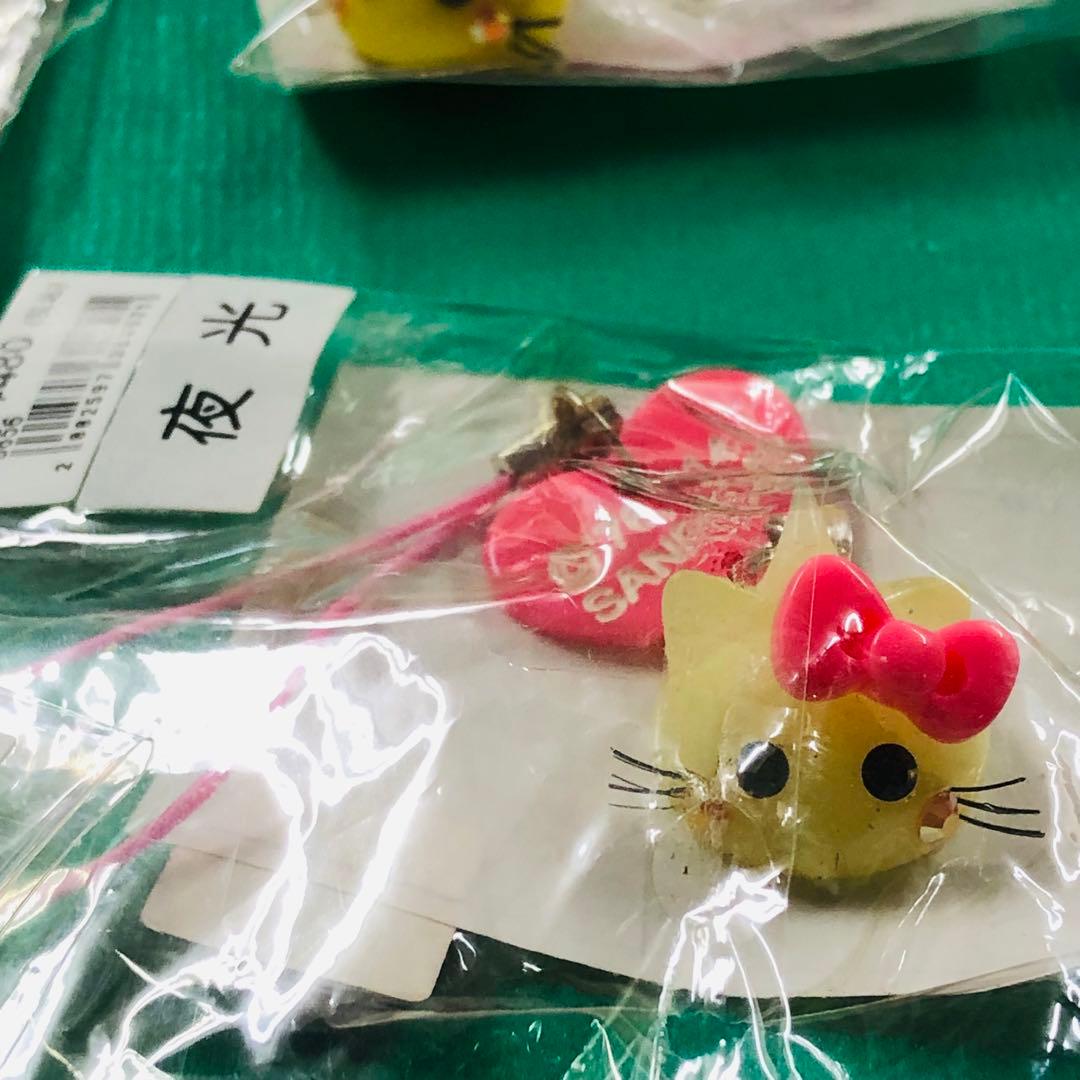 2014年製レア★ハローキティ ほっぺちゃん ストラップ6種セット サン宝石