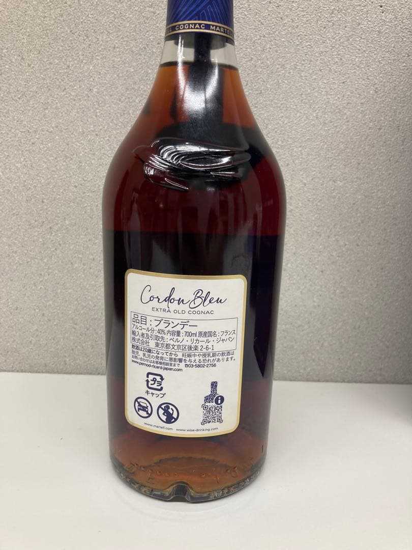 MARTELL コニャック CordonBleu エクストラオールド700ml⭐︎