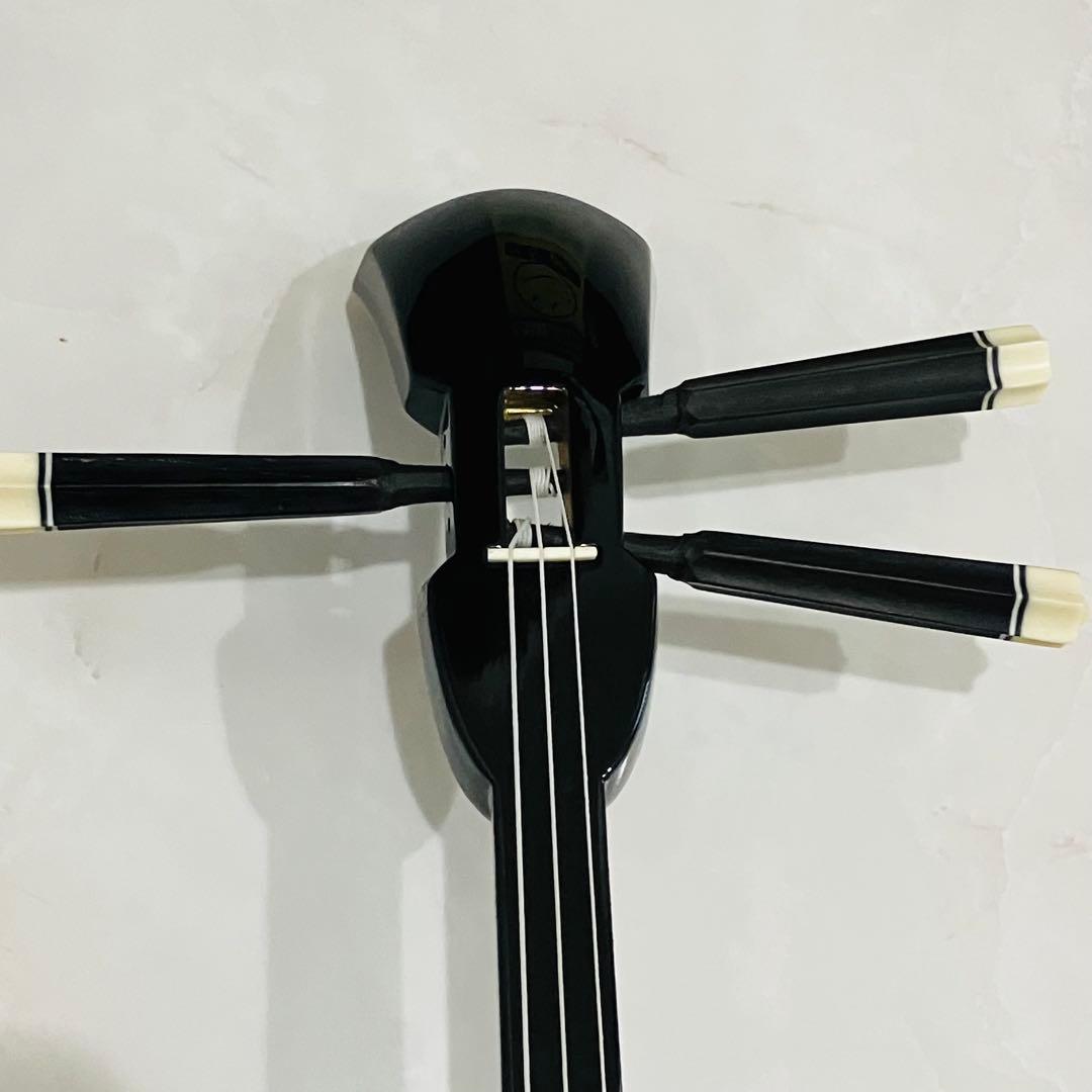 沖縄 三線 特上 人工皮革 蛇柄 ソフトケース 三味線 付属品付き