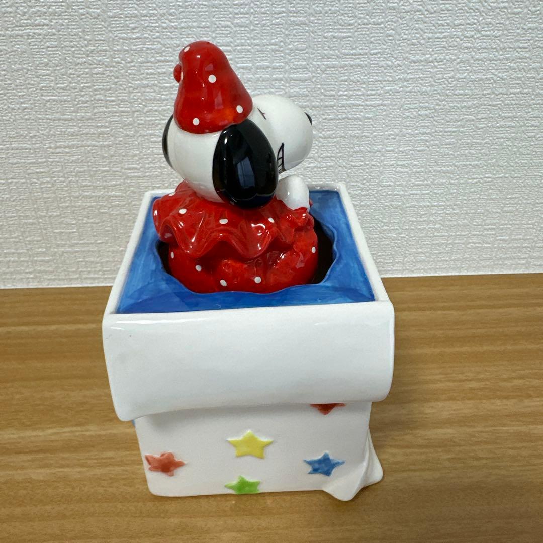 スヌーピー schmid オルゴール　ピエロ　snoopy peanuts