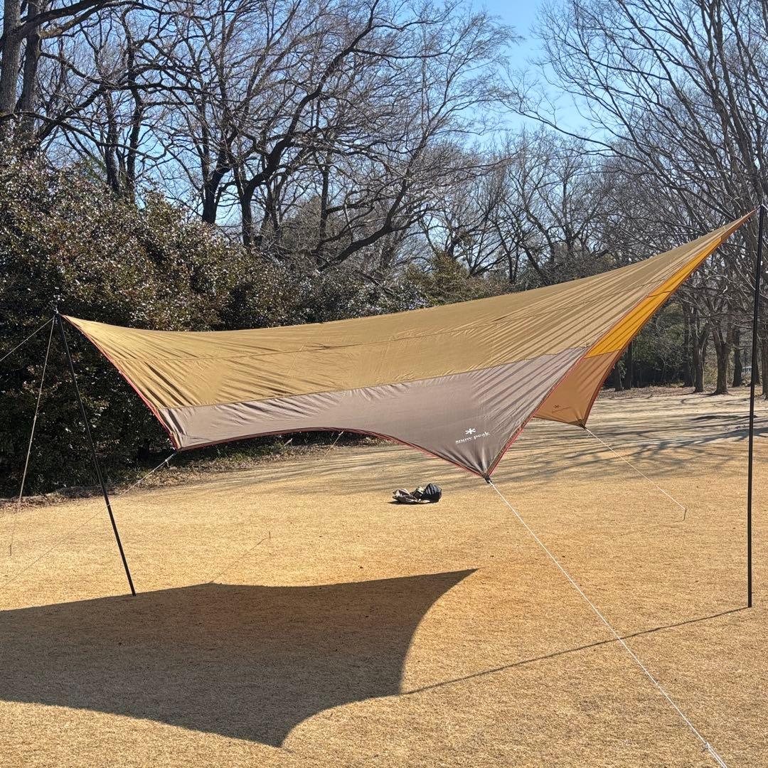 【美品】スノーピーク アメニティタープ ヘキサLセット TP-851SR