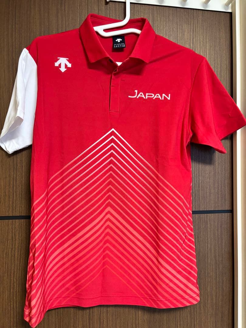 デサント オリンピック ゴルフウェア レッド L