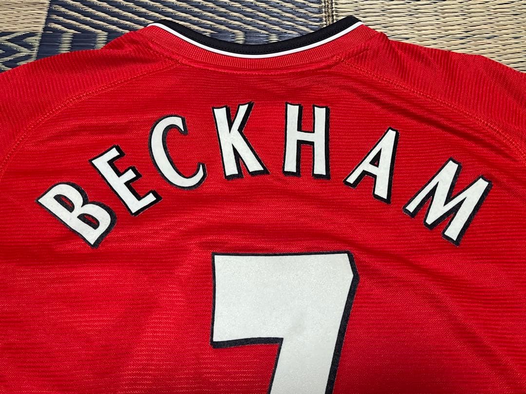 01-02 マンチェスター ユナイテッド ホーム ユニフォーム　ベッカム M