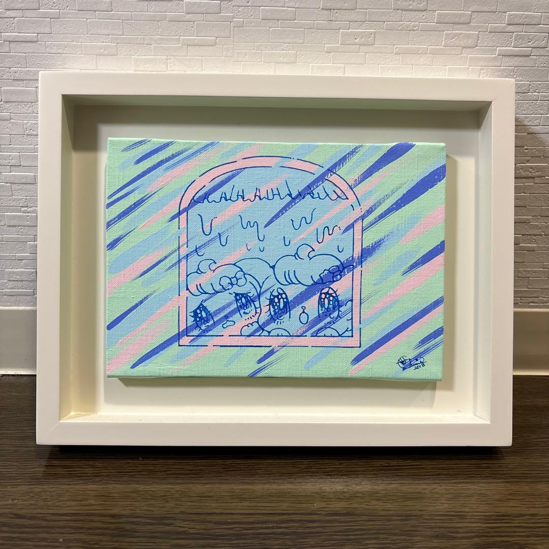 せきやゆりえ　原画　額付き