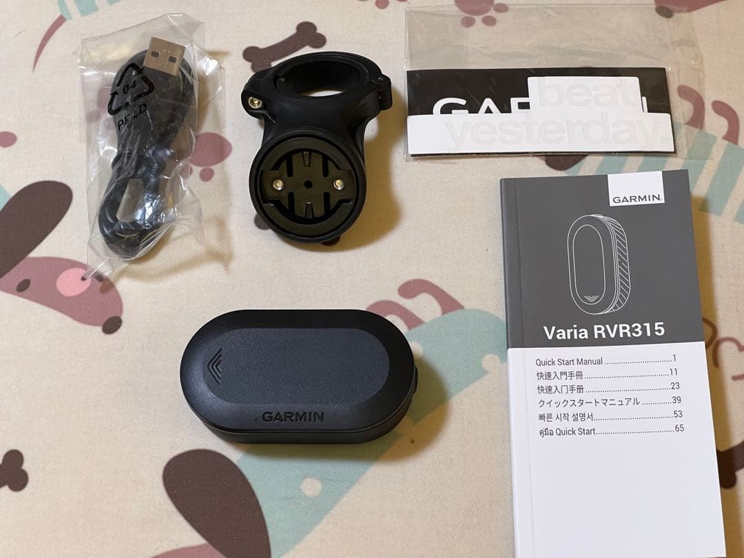GARMIN VARIA RVR315 リアビューレーダー