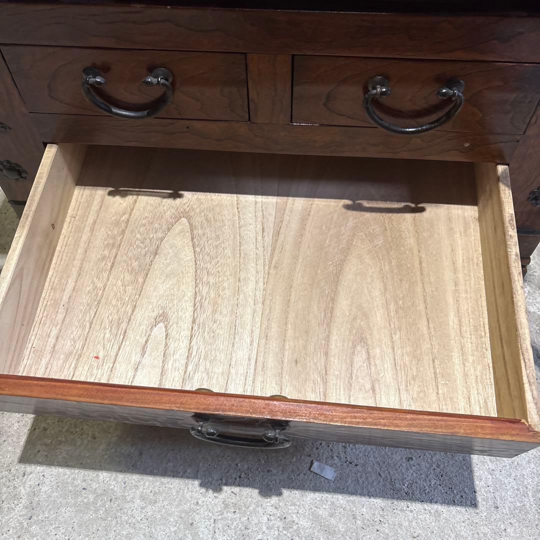 ⚪️木製和風箪笥 5引き出し