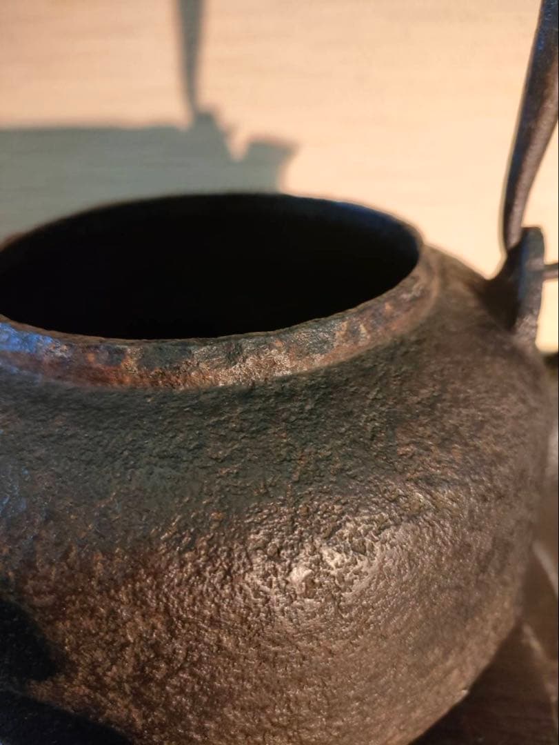 専用ページ　鉄瓶 大日本釜師長 名越昌晴造 柚子肌 昭和初期