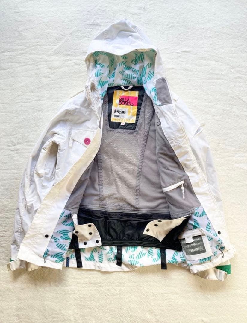 ビラボン　Billabong ホワイト スキー　スノーボードジャケット