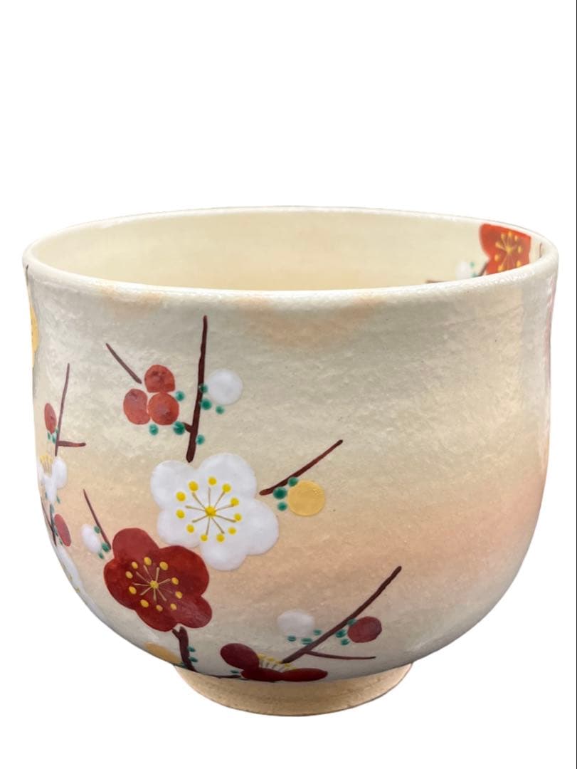 筒茶碗　梅