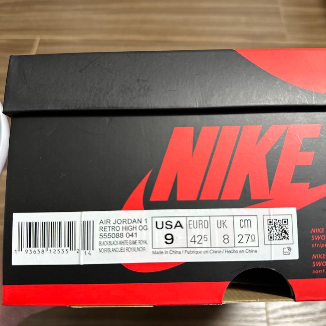 シューズ(男性用) AIR JORDAN 1 RETRO HI OG GAME  27