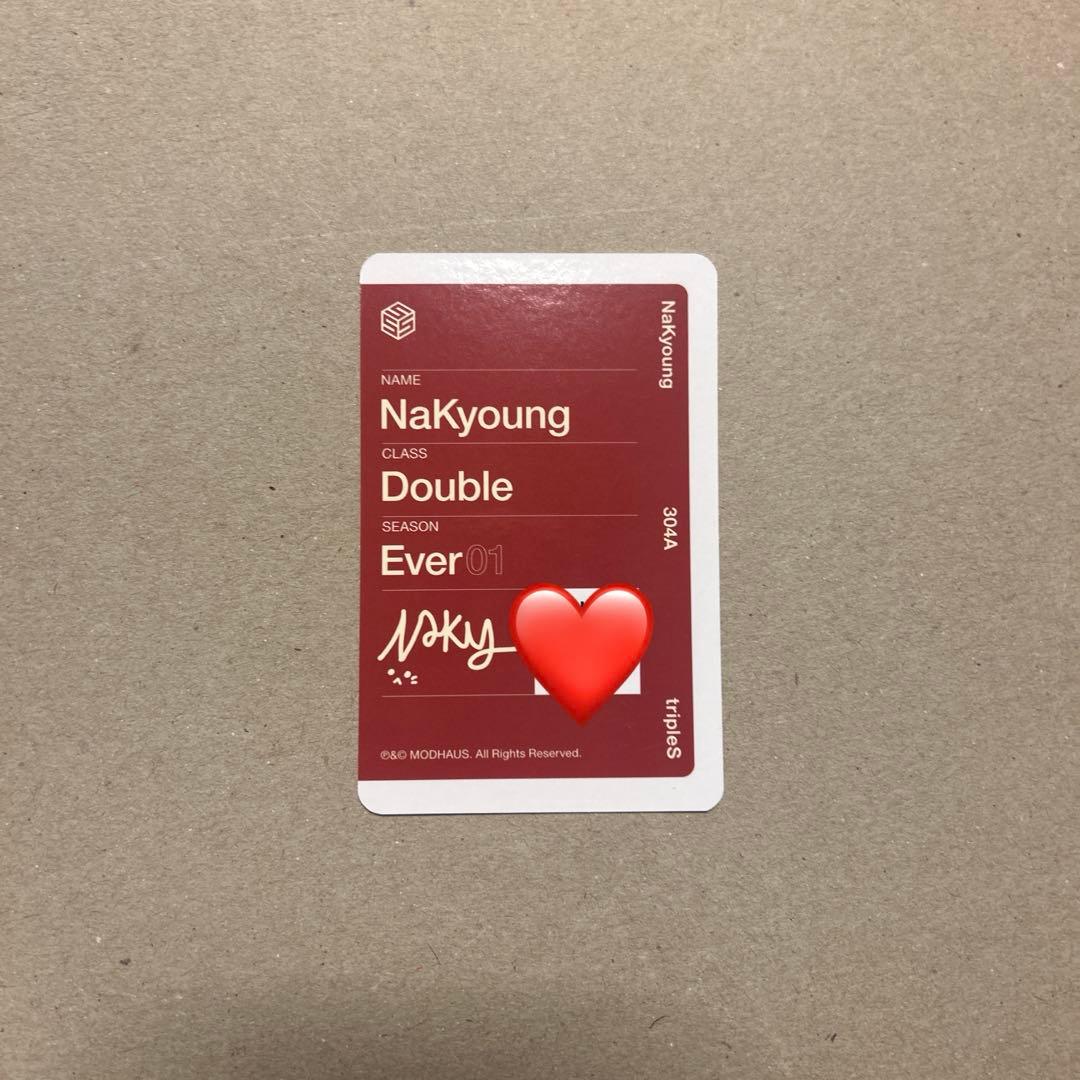 tripleS ナギョン Nakyoung 日本FC objekt E304A