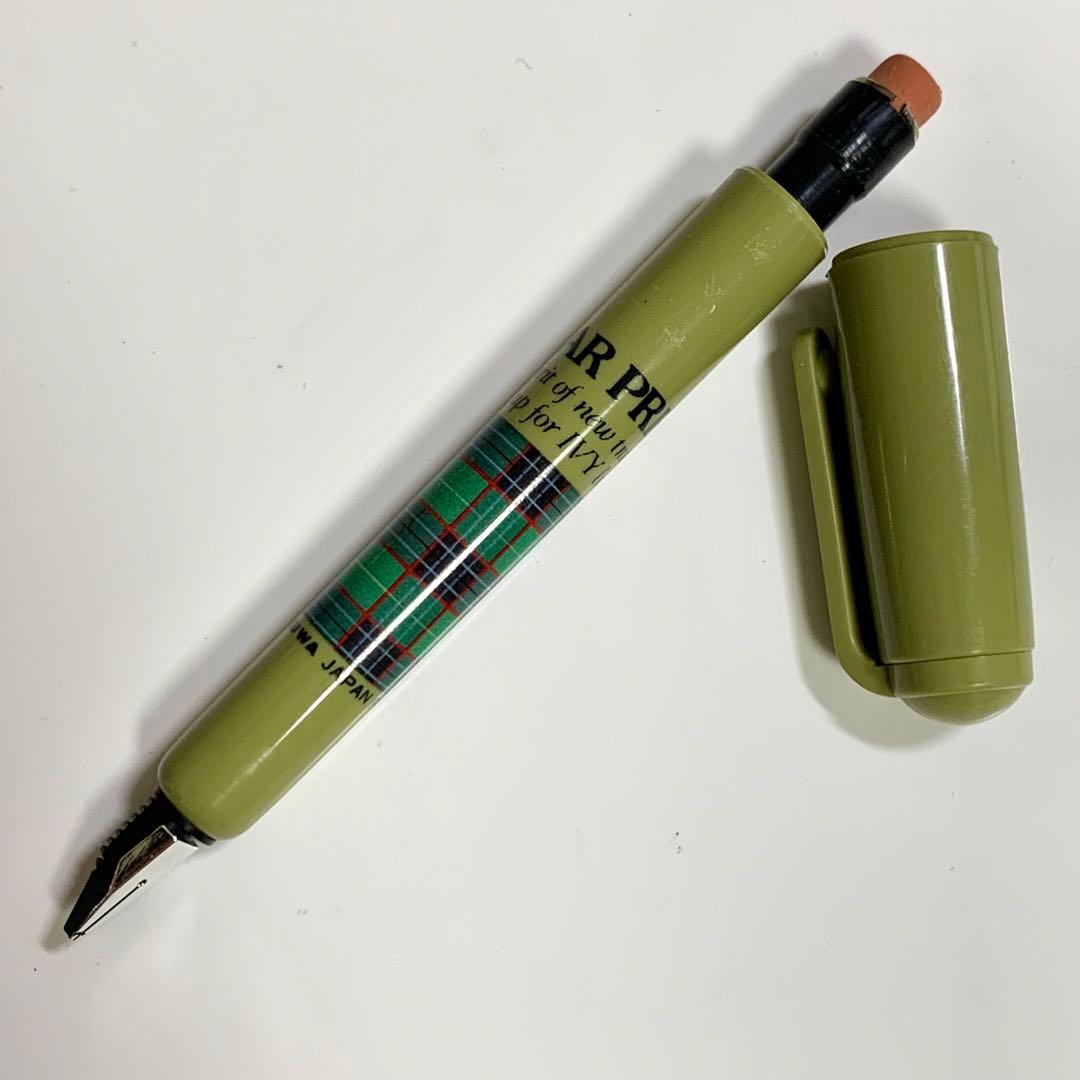 廃番 ヴィンテージ KUTSUWA 万年筆風 シャープペンシル 0.5 グリーン