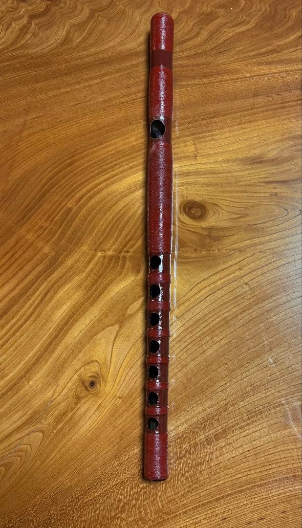 龍笛 竹製 朱塗り 雅楽 神楽