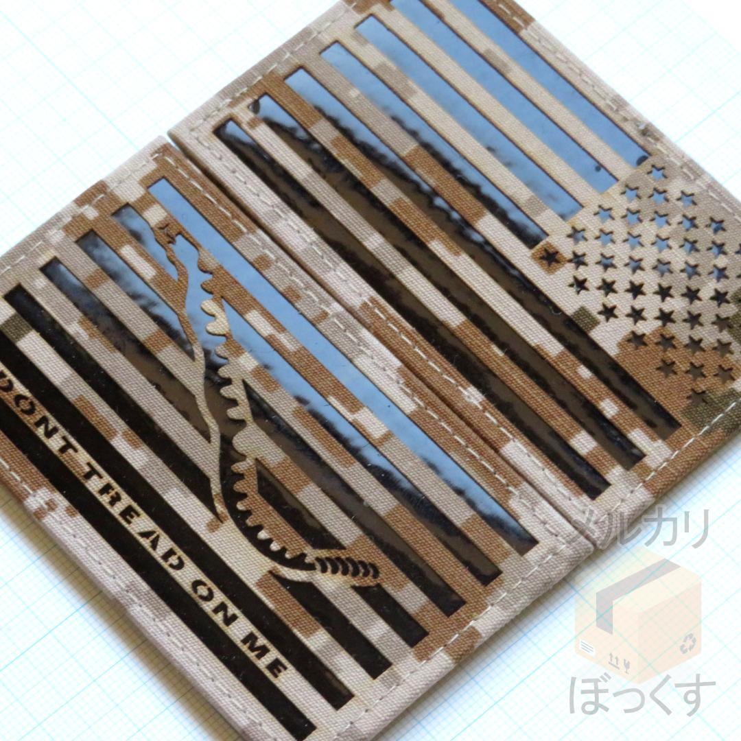 米軍実物未使用品 アメリカ海軍 NWU Type2 IR フラッグ パッチセット