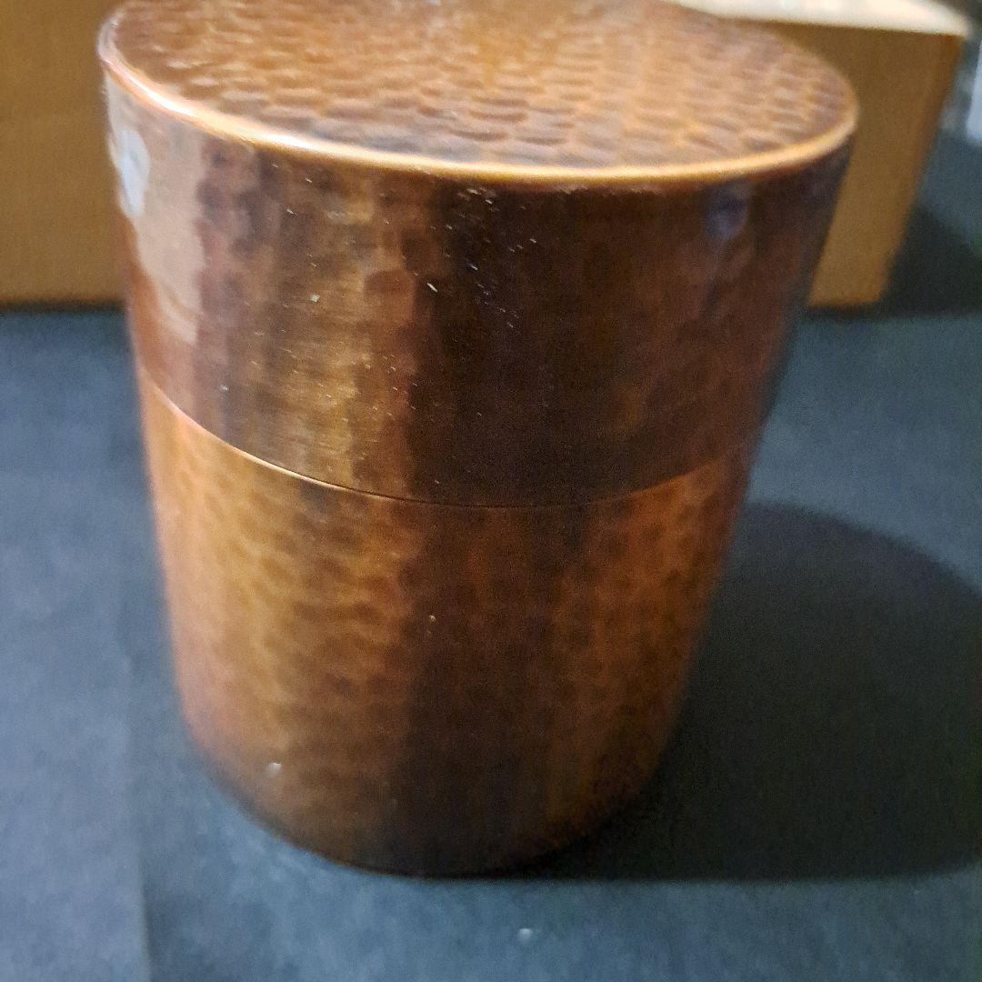 茶器揃　翠玉堂製品　銅製品　瑞煌　共箱付　六点セット　新品　木箱付