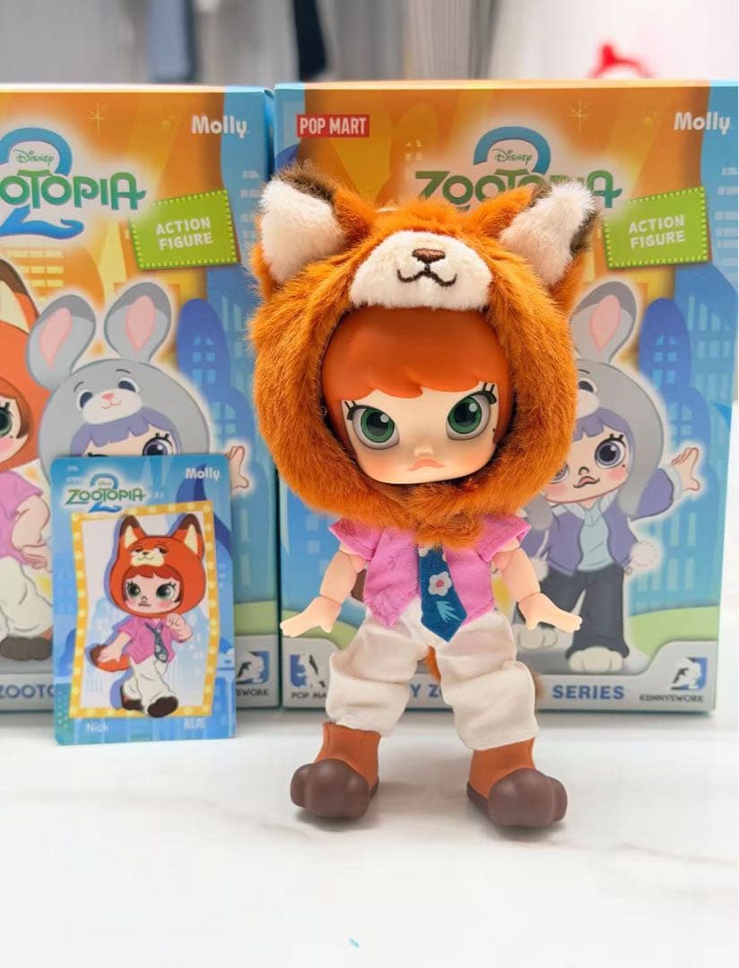 MOLLY ズートピア zootopia 2 アクションフィギュア ニック